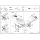 Фаркоп оцинкованный Galia шар A для Honda Jazz 2001-2008