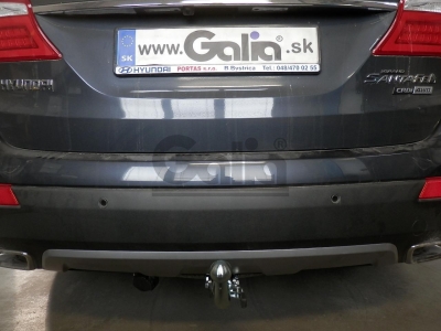 Фаркоп оцинкованный Galia шар C съемный для Hyundai Grand Santa Fe 2014-2021