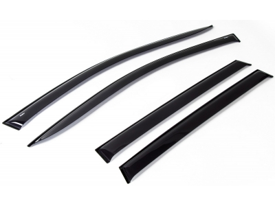 Дефлекторы окон Rival Premium на хэтчбек для Mazda 3 2019-2021
