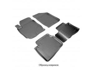 Коврики 3D в салон Norplast полиуретан чёрные для Peugeot 5008 № NPA10-C64-530